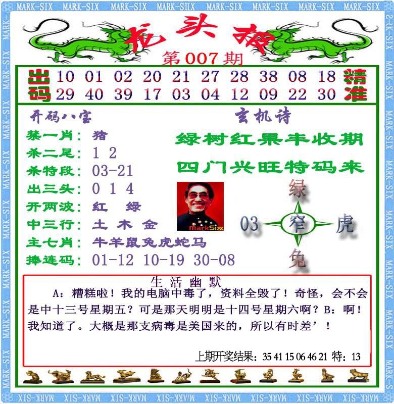 007期龙头报[图]