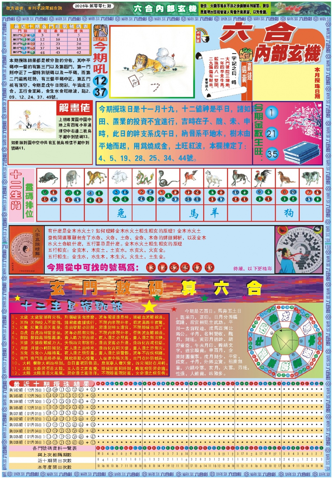 007期六合内部玄机A[图]