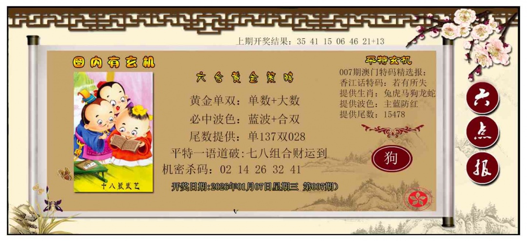 007期黄金策略[图]