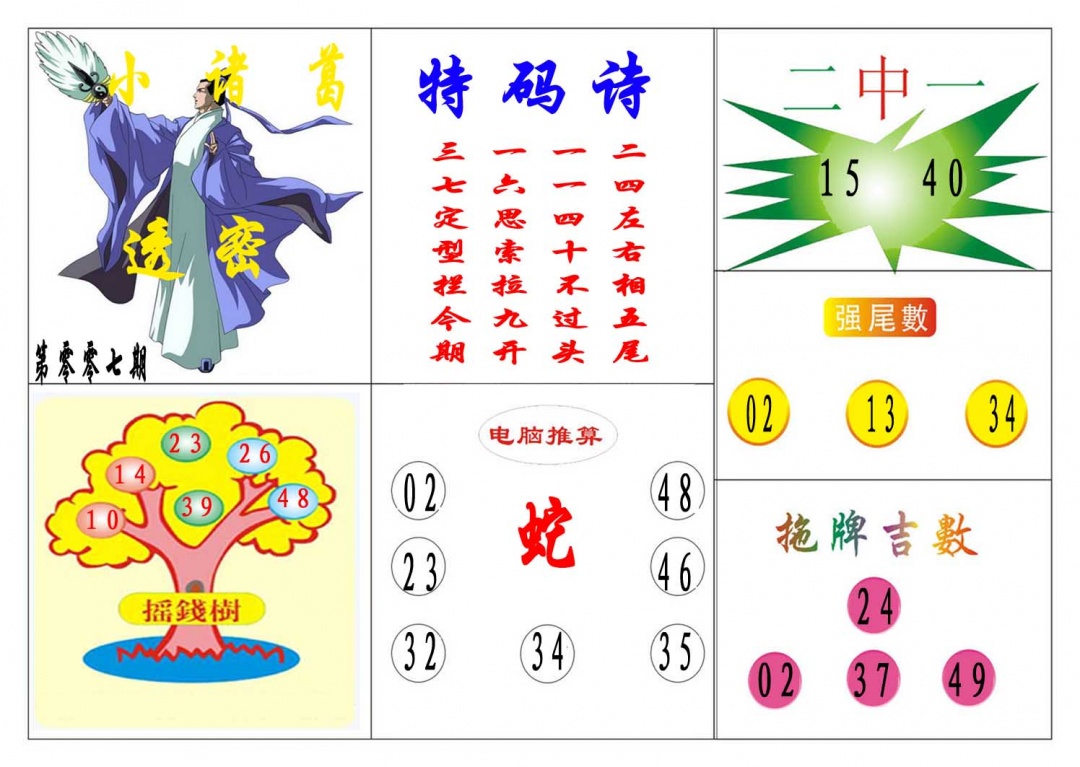 007期小诸葛[图]