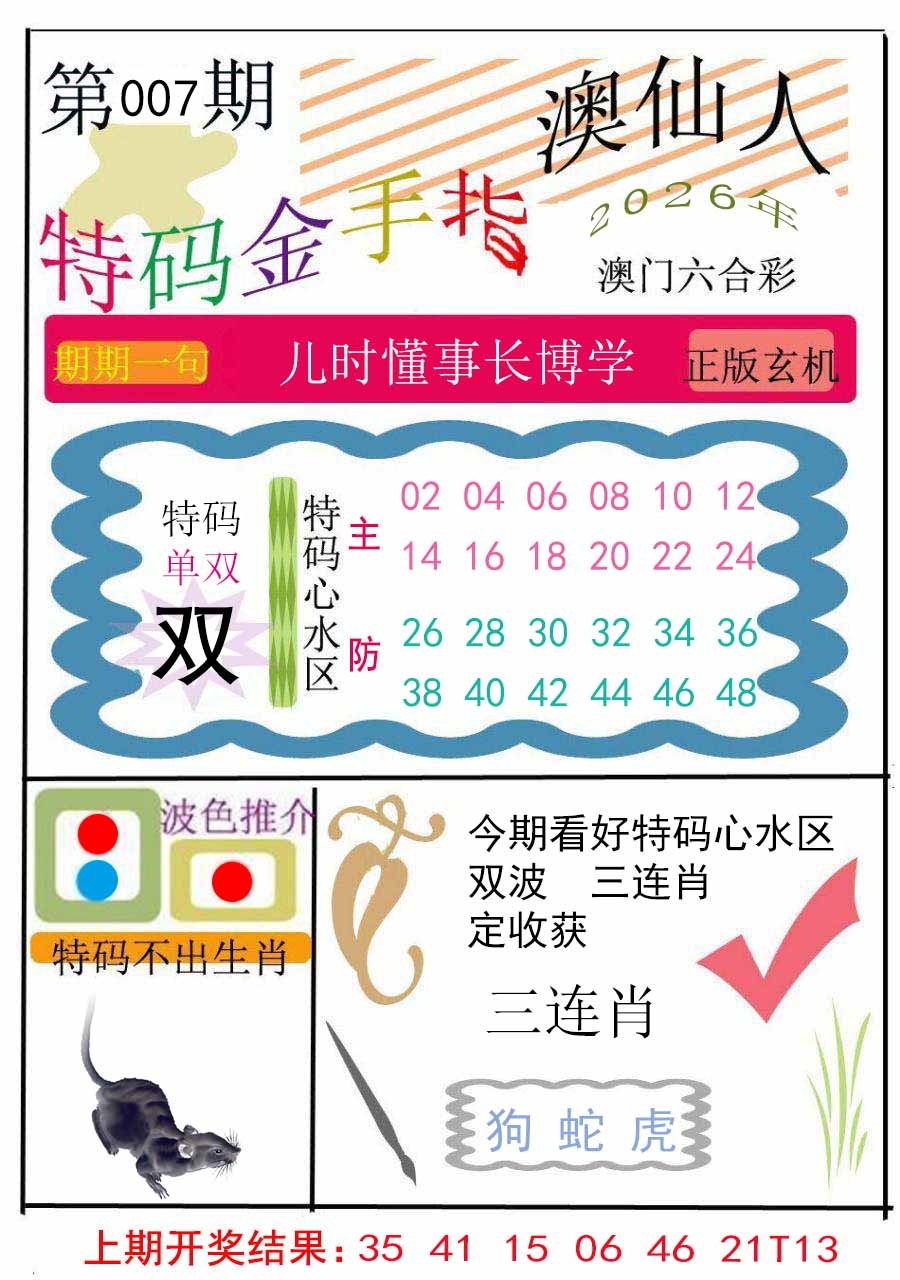 007期特码金手指[图]