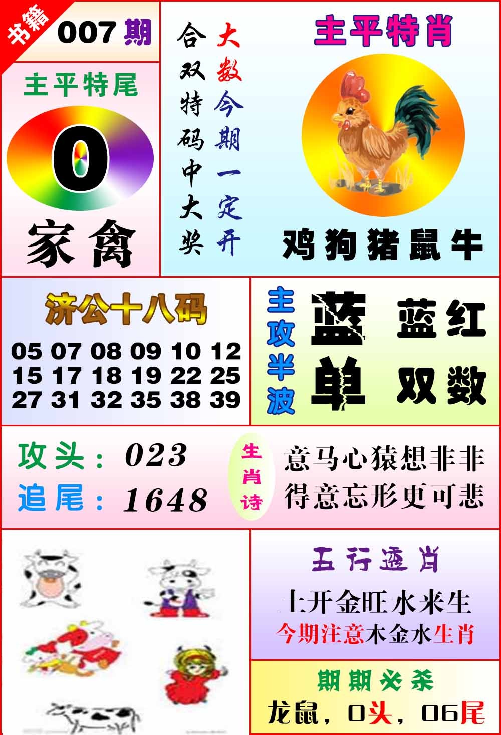 007期澳门狗头铡[图]