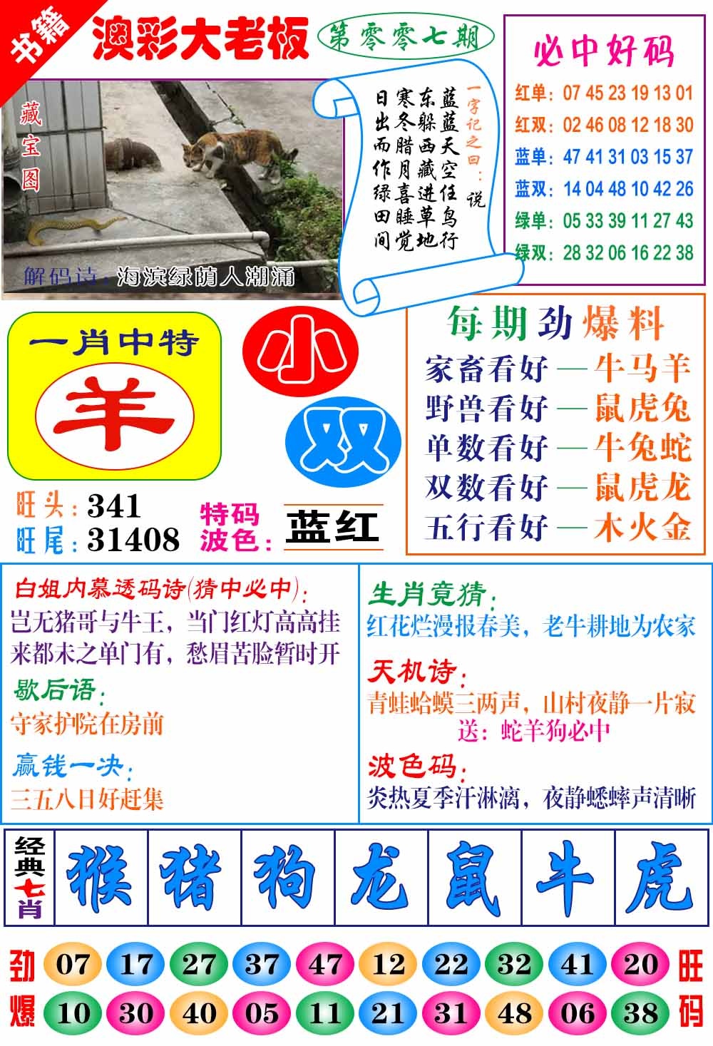 007期澳门大老板[图]