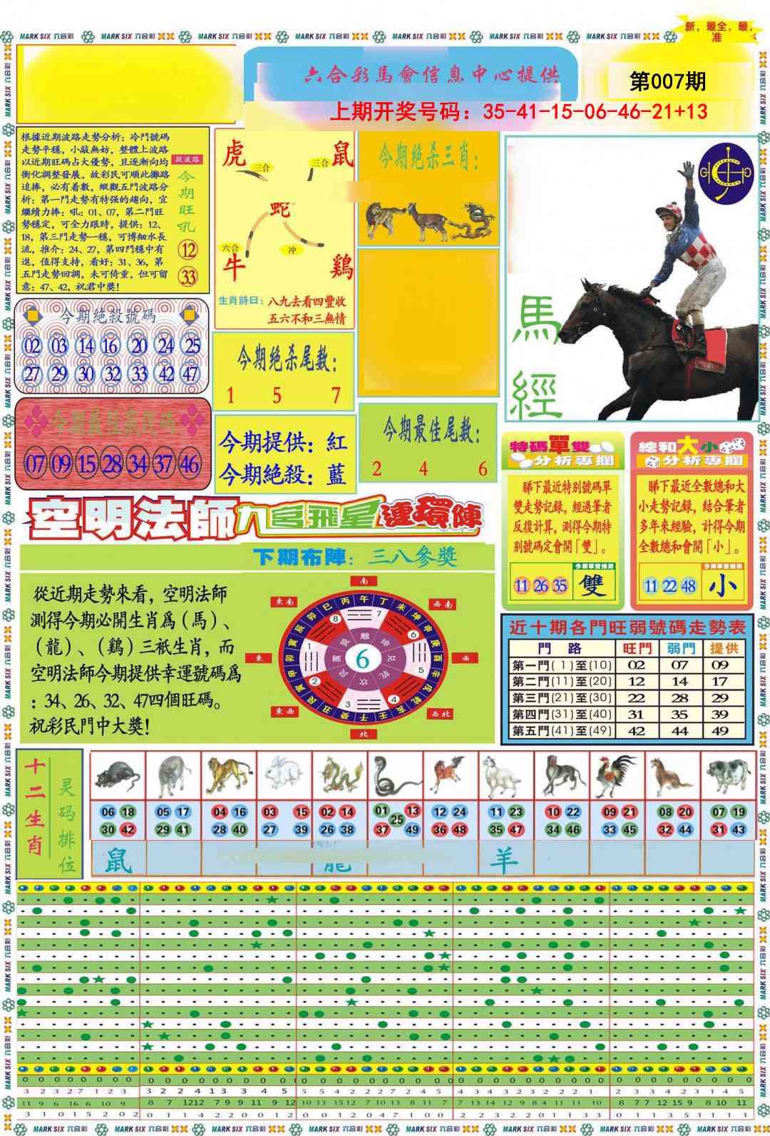 007期九龍马经A(推荐)[图]