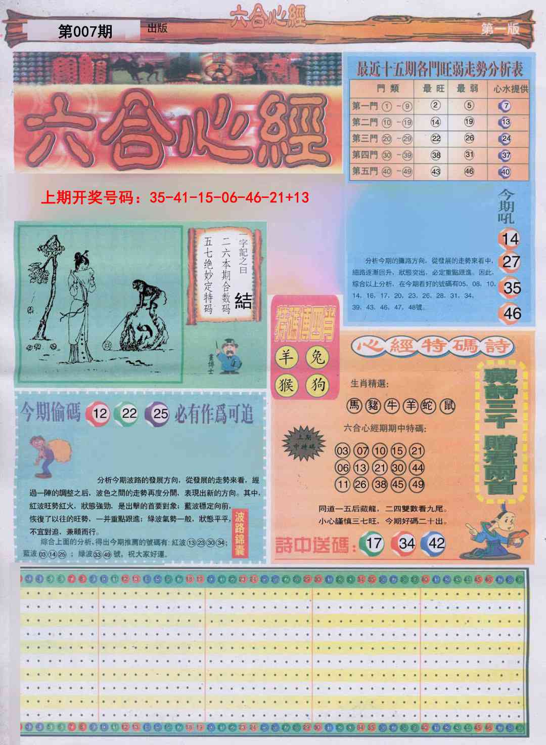 007期六合心经A[图]