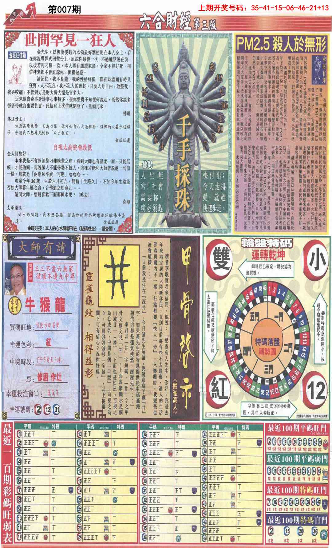 007期六合财经C加大版[图]