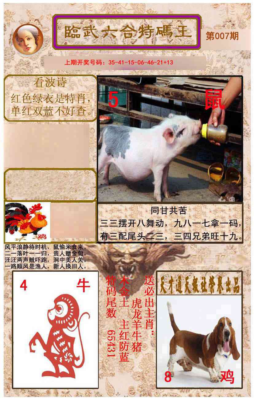 007期临武六合特码王[图]