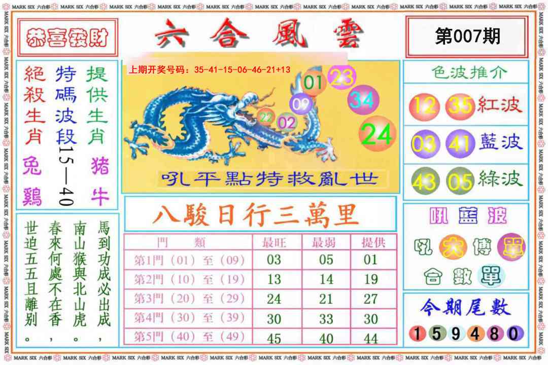 007期六合风云《另版》[图]