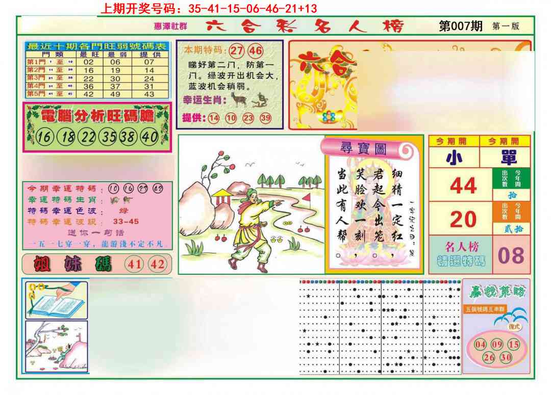 007期名人榜A[图]